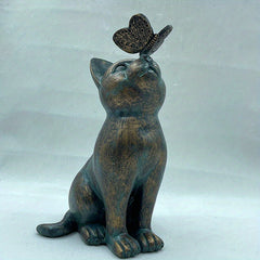 Outdoor Cat Decorative Resin Ornaments for Garden