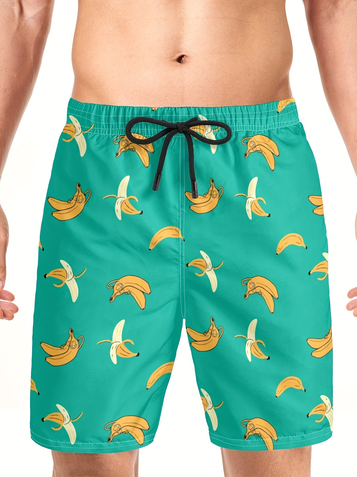 Bananas Drawstring Swim Trunk Men's Board Shorts