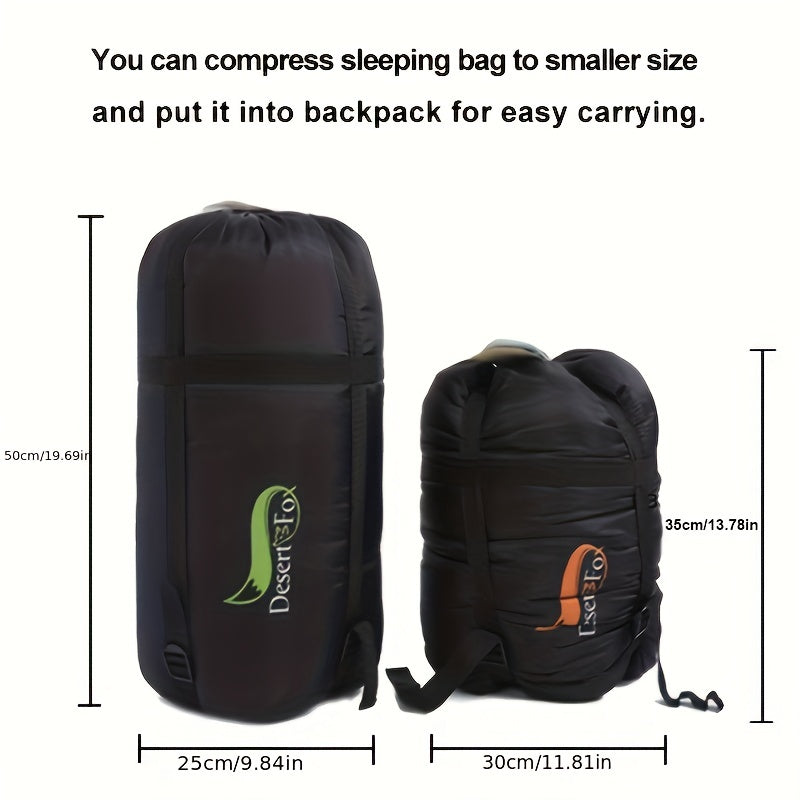 Portable Double Thickened Sleeping Bag For Outdoor Camping