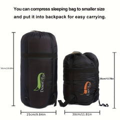 Portable Double Thickened Sleeping Bag For Outdoor Camping