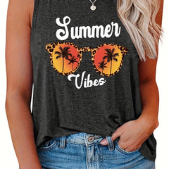 Leopard Print Tank Top for Women