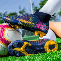 Women's Soccer Shoes AG Nailed Lawn Football Shoes