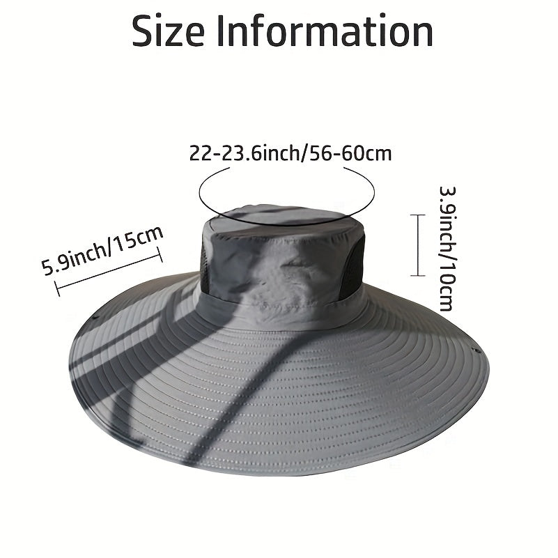 Outdoor Sun Protection Bucket Hat for Men
