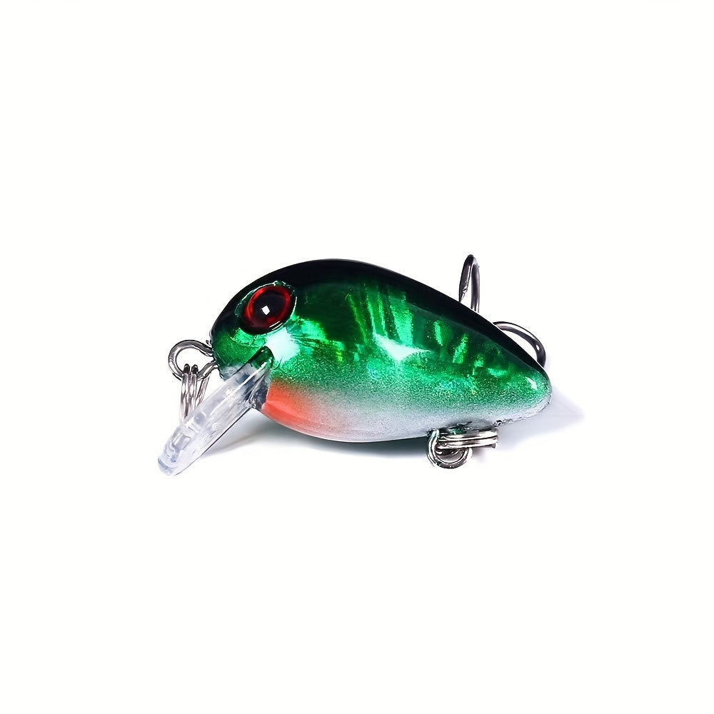 10pcs Plastic Bionic Crankbait Lure Mini Floating Hard Baits Fishing Tackle