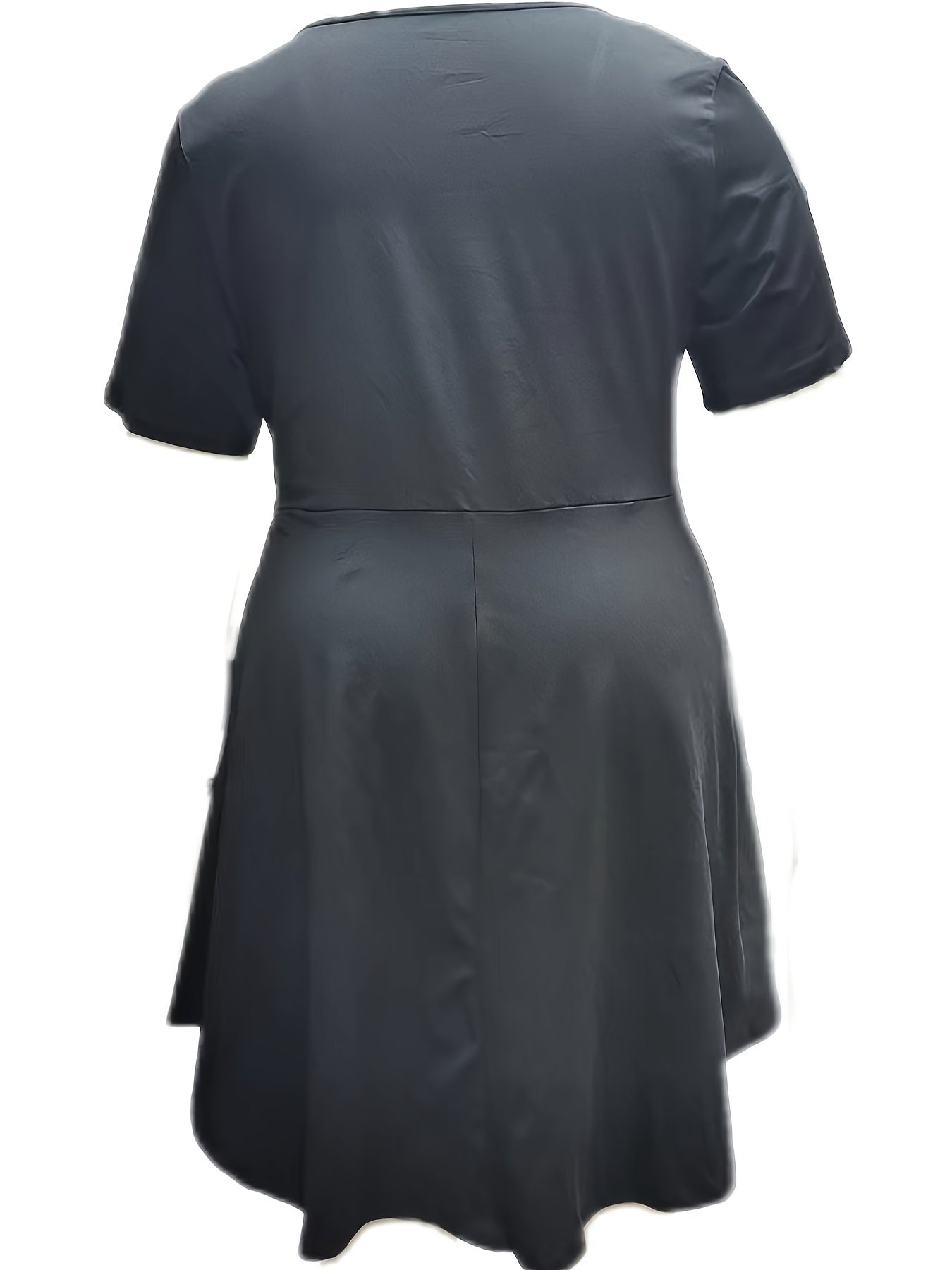 Colorblock Sweetheart Neck Lace Up A line Dress