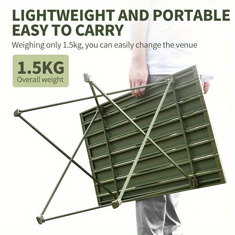 Lightweight Aluminum Table for Outdoor Camping Picnic Barbecue
