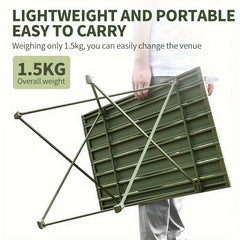 Lightweight Aluminum Table for Outdoor Camping Picnic Barbecue