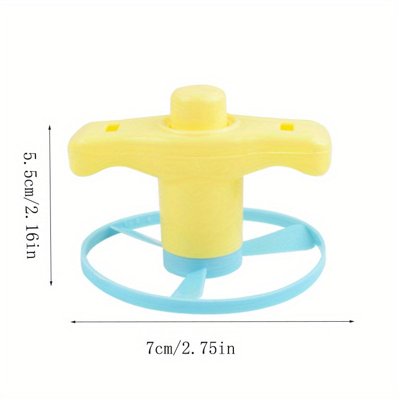 10pcs Colorful Saucer Toys for Kids with Sprinkler and Spinners