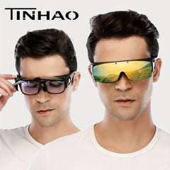 TINHAO Flip Up Polarized Sunglasses For Eyeglasses UV400 Protection