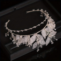 Crystal Headband Tiara Hairband - Bride Rhinestone Wedding Hair Accessories