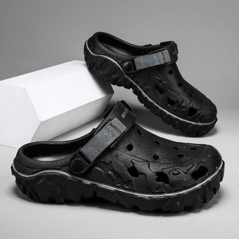 Men's Closed Toe Clogs Soft Sole Sandals Outdoor Garden Beach Shoes