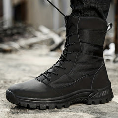 Boy's High Top Hiking Boots Non Slip Lace Up Durable Thermal Shoes Winter