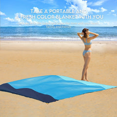Picnic Beach Blanket 200 X 210 Sandproof Mat