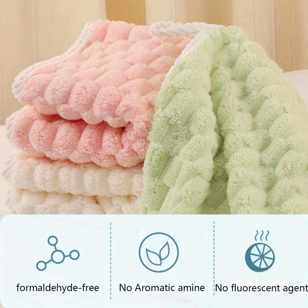 Coral Fleece Hand Towel Soft Absorbent Face Towel