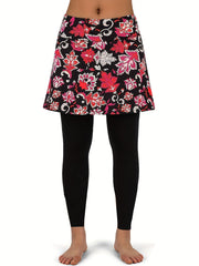 Floral Print Tennis Leggings
