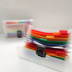 A6 File Folder Extension Wallet Portable Receipt Organizer Storage Bag