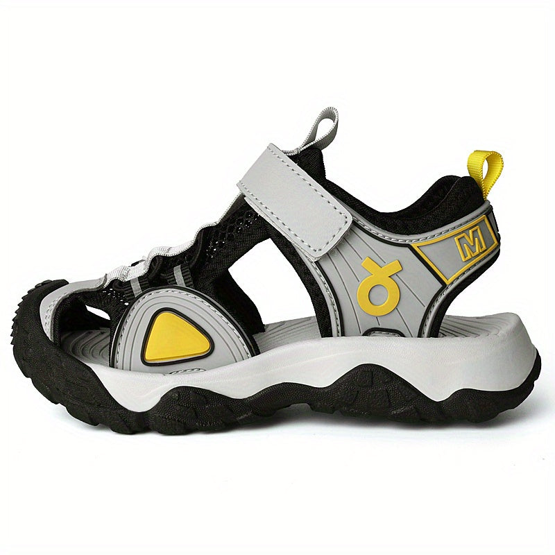 Kids' Non Slip Beach Sandals with Hook and Loop Fastener