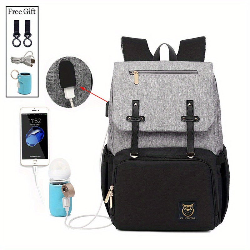 Large Capacity Nappy Backpack Bag Mom Baby Waterproof Diaper Bags