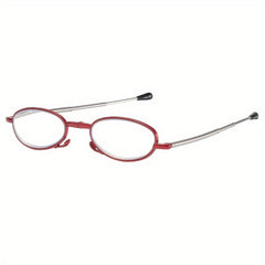 Portable Folding Reading Glasses Light Blocking Thin Frame Magnifier