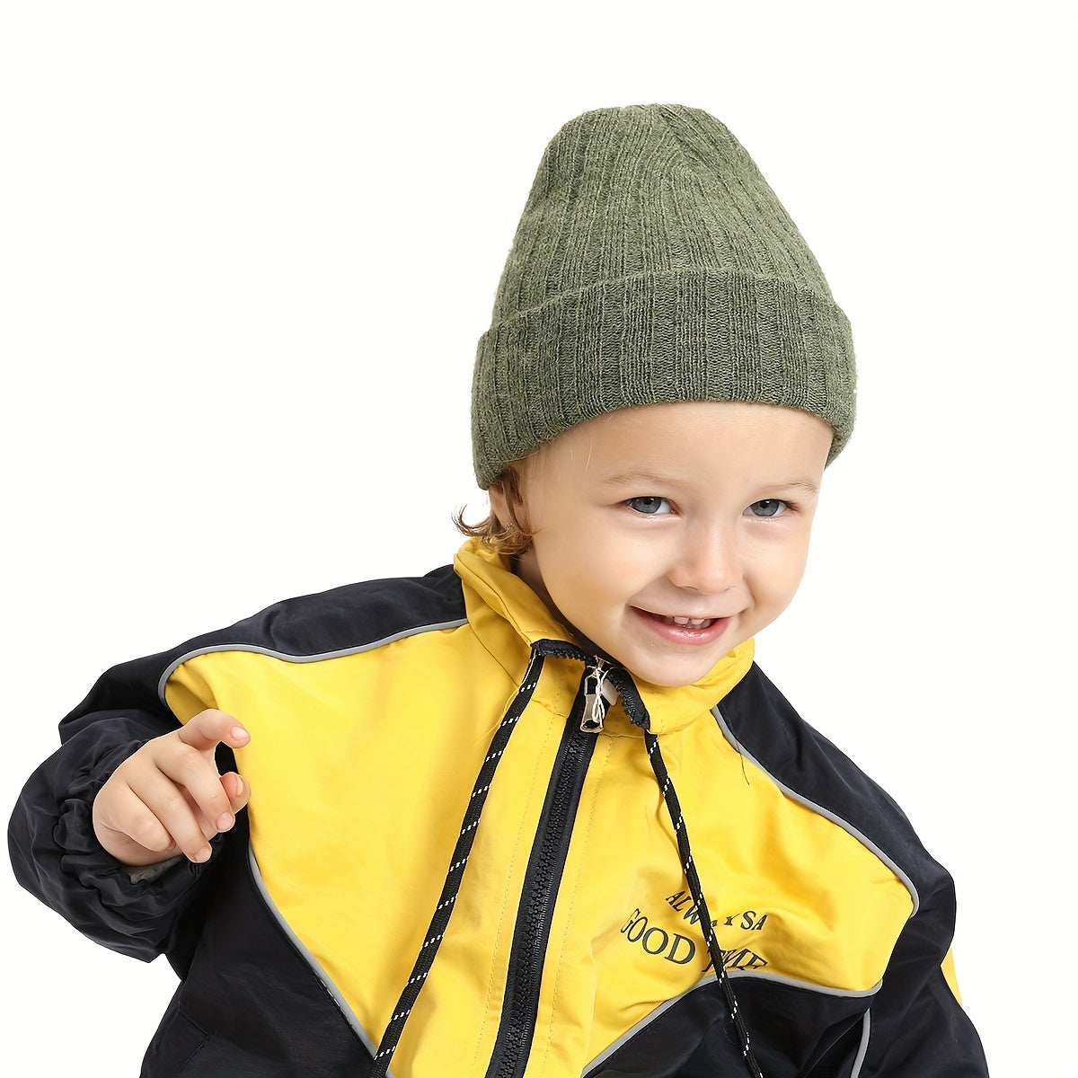 Winter Warm Keeping Beanie Knitted Skiing Hat For Babies