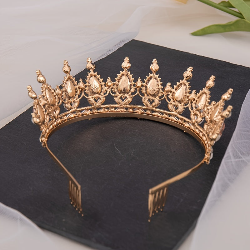 Crystal Rhinestone Bridal Wedding Tiara Headband for Girls