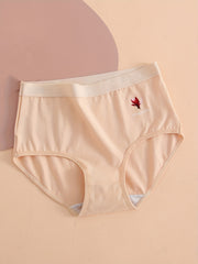 5pcs Cartoon Print Briefs Women's Lingerie & Underwear