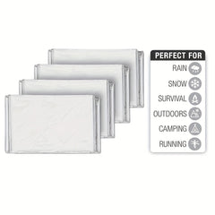10pcs Emergency Thermal Blankets 132x208 Outdoor Survival Equipment