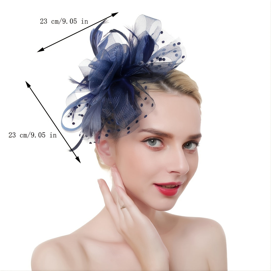 Women's Organza Church Kentucky Derby Bridal Wedding Hat