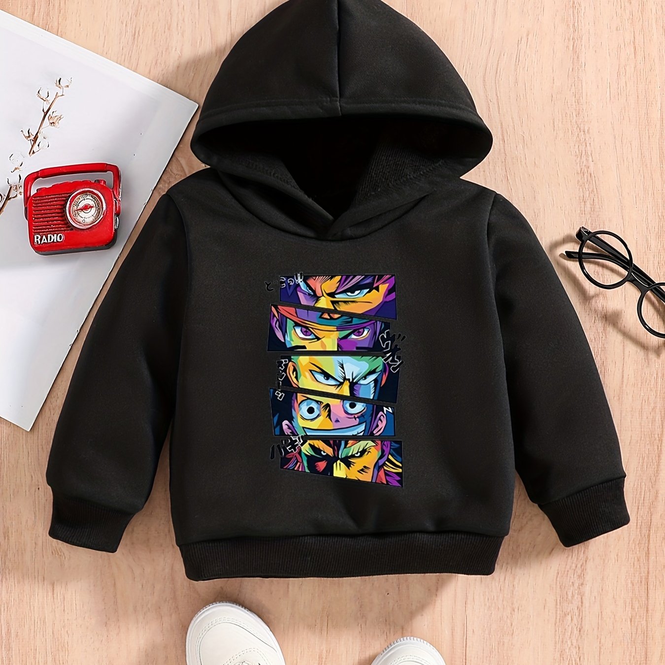 Anime Graphic Baby Boys Sweatshirt Hoodie