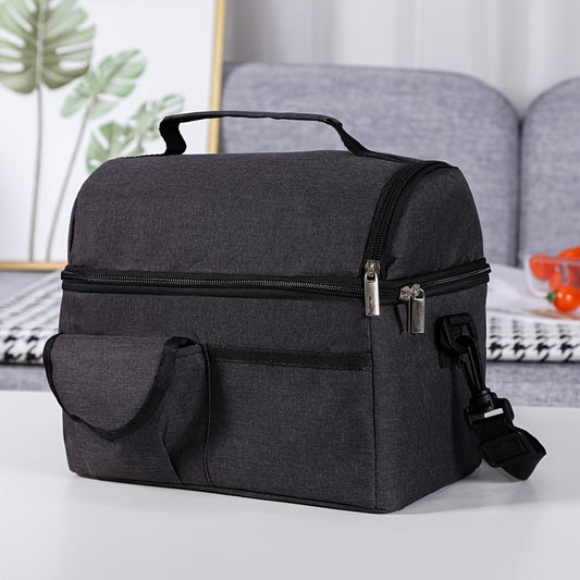 Insulated Lunch Bag Large Capacity Thermal Picnic Cooler Tote