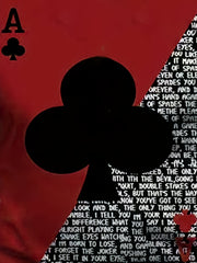 Poker Pattern Men's T shirt Hip hop Style Tees For Summer