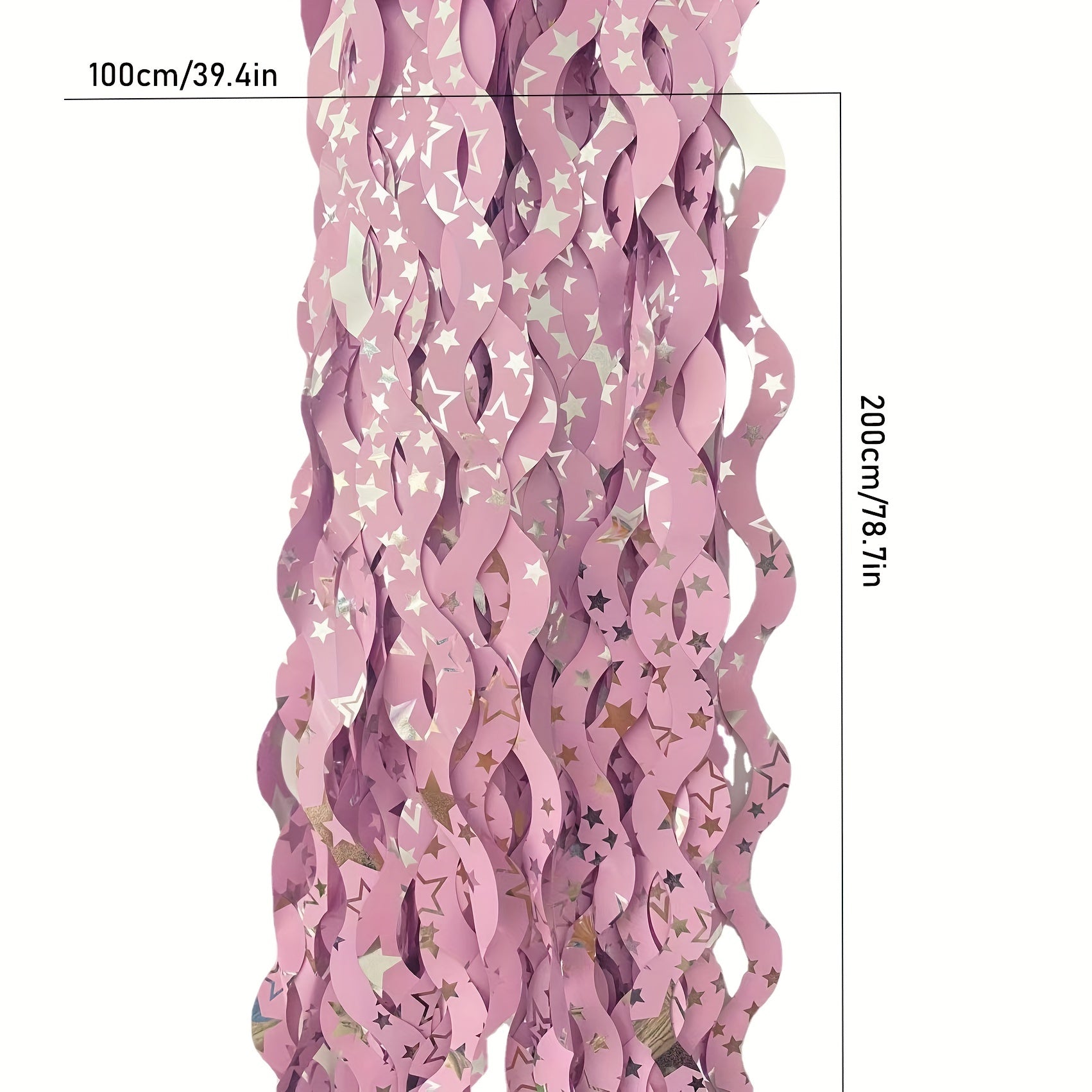 Wavy Stars Rain Curtain Wedding Decoration Supplies