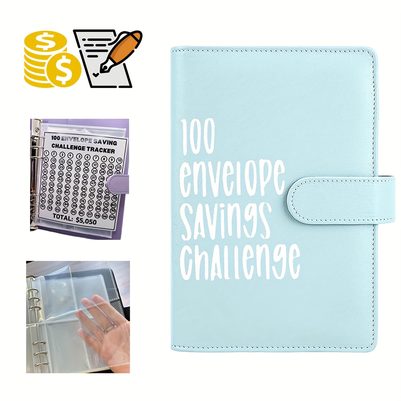 100 Envelope Savings Challenge Budget Binder For Budget Planner
