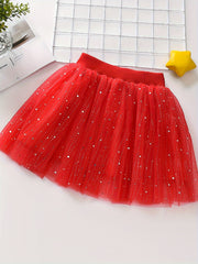 Toddler Girls Sequin Tutu Skirt for Dance Ballet Party