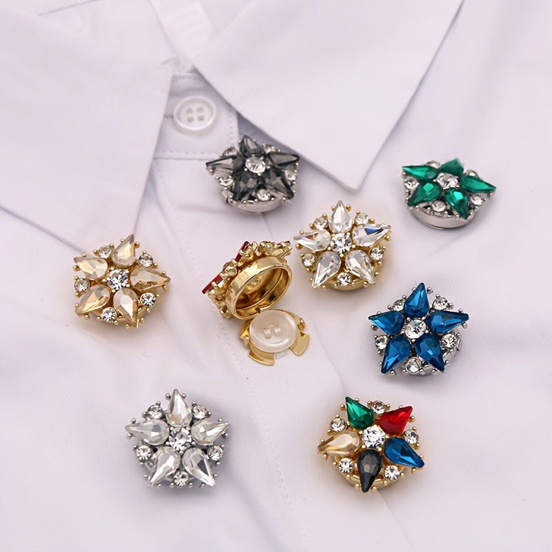 Star Decorative Shirt Button Set for Business Casual Dress
