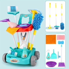 Kids Housekeeping Cart Cleaning Toy Set - Gift for Kids & Toddlers
