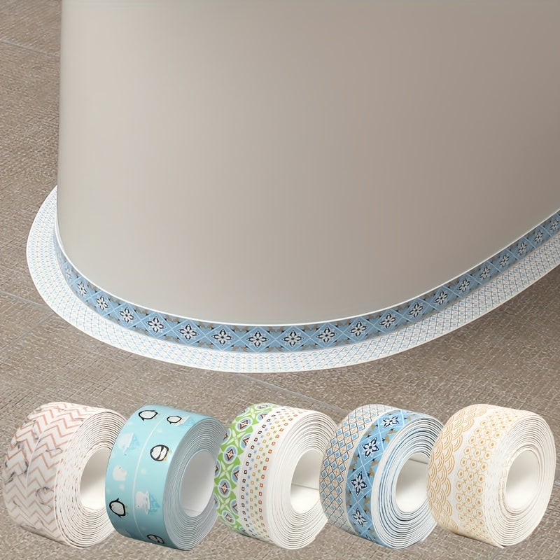Cartoon Self Adhesive Caulk Strip for Kitchen Bathroom Toilet