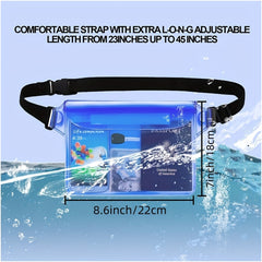 Waterproof Waist Pouch with Waist Strap for Outdoor Activities