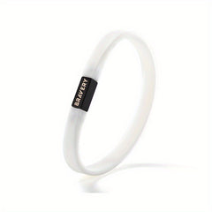 Unisex Inspirational Silicone Bracelet Sports Style Wristband