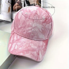 Tie Dye Peak Cap Sunshade Sun Hat Baseball Cap