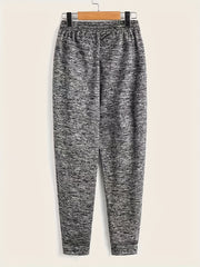 Stylish Deer Print Boys Casual Soft Comfortable Long Pants For Spring And Autumn