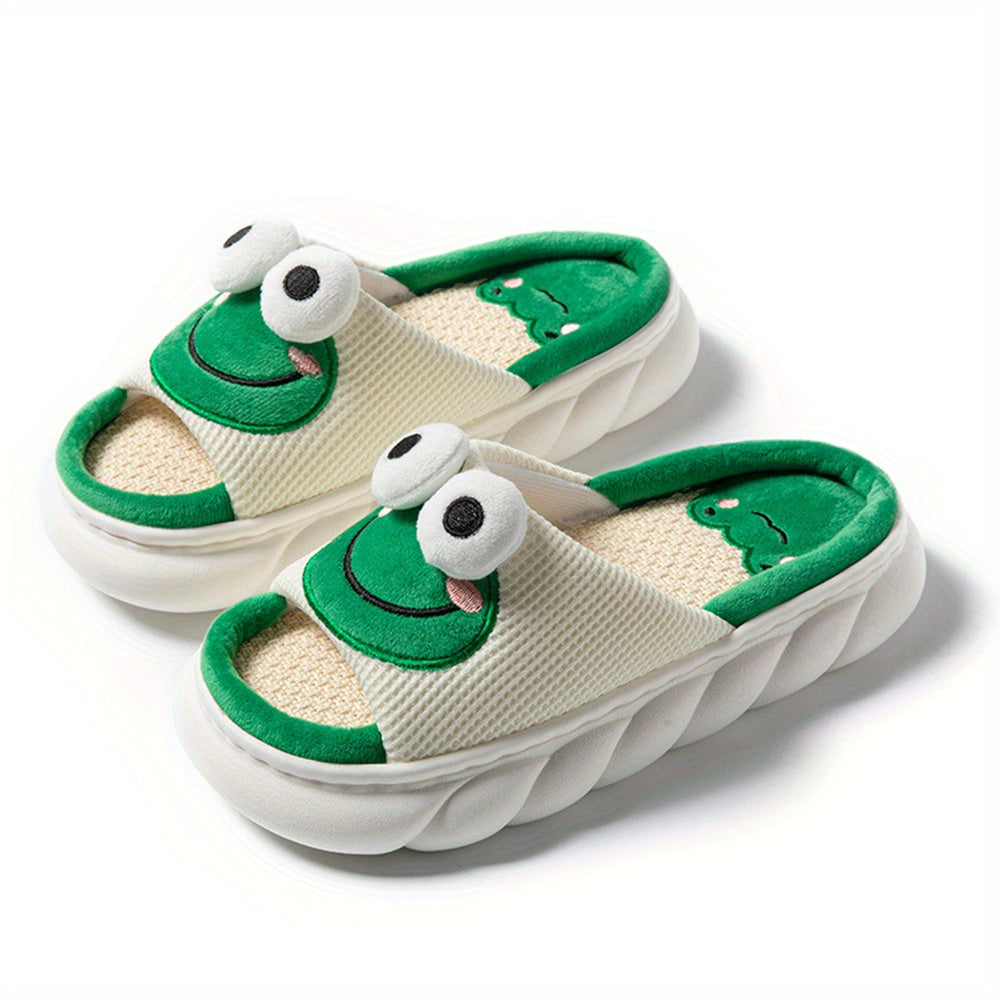 Kids Cartoon Slippers Non Slip Lightweight Open Toe Slippers for Indoor Home