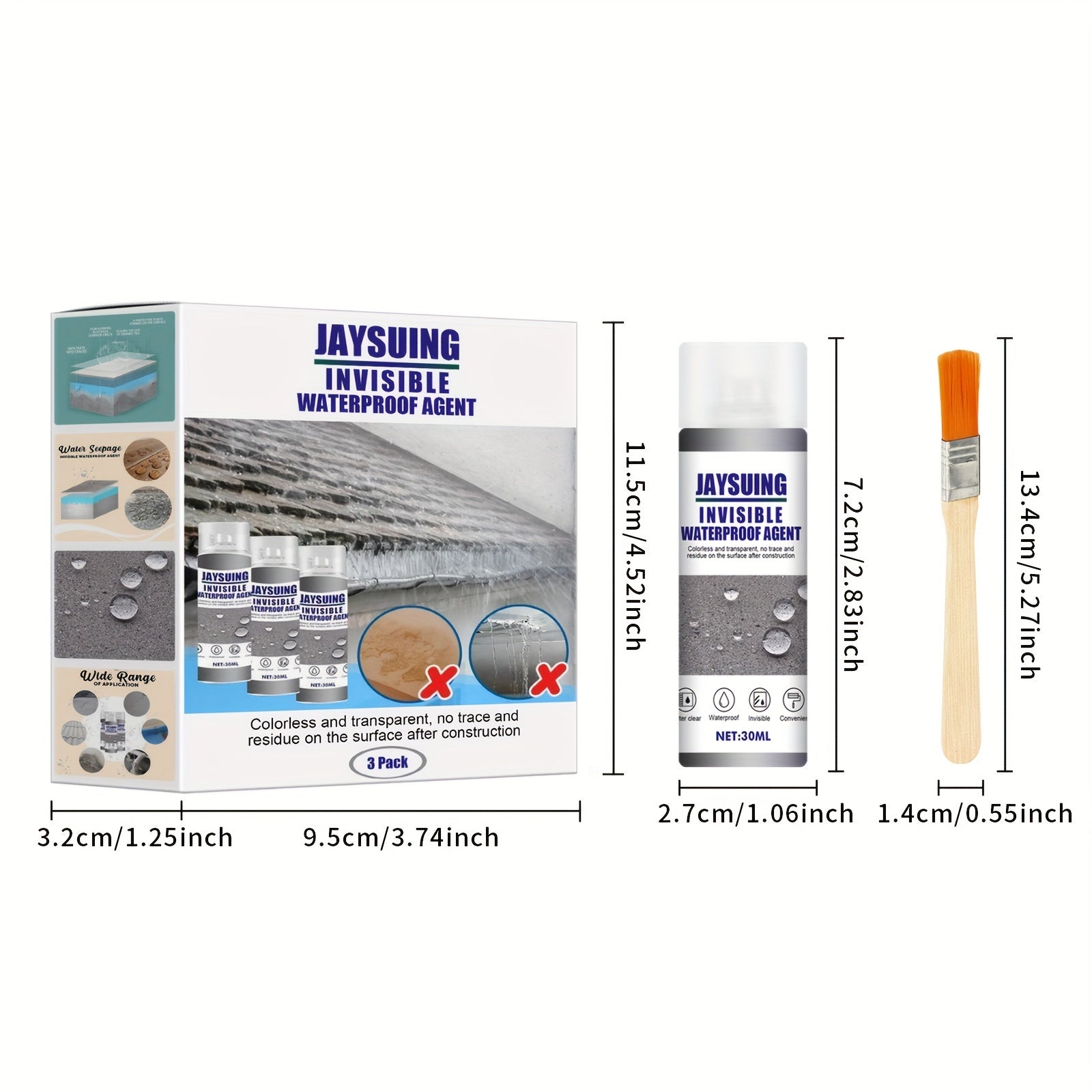 Waterproof Adhesive Penetrating Moisture-proof Invisible Toilet Tile Repair