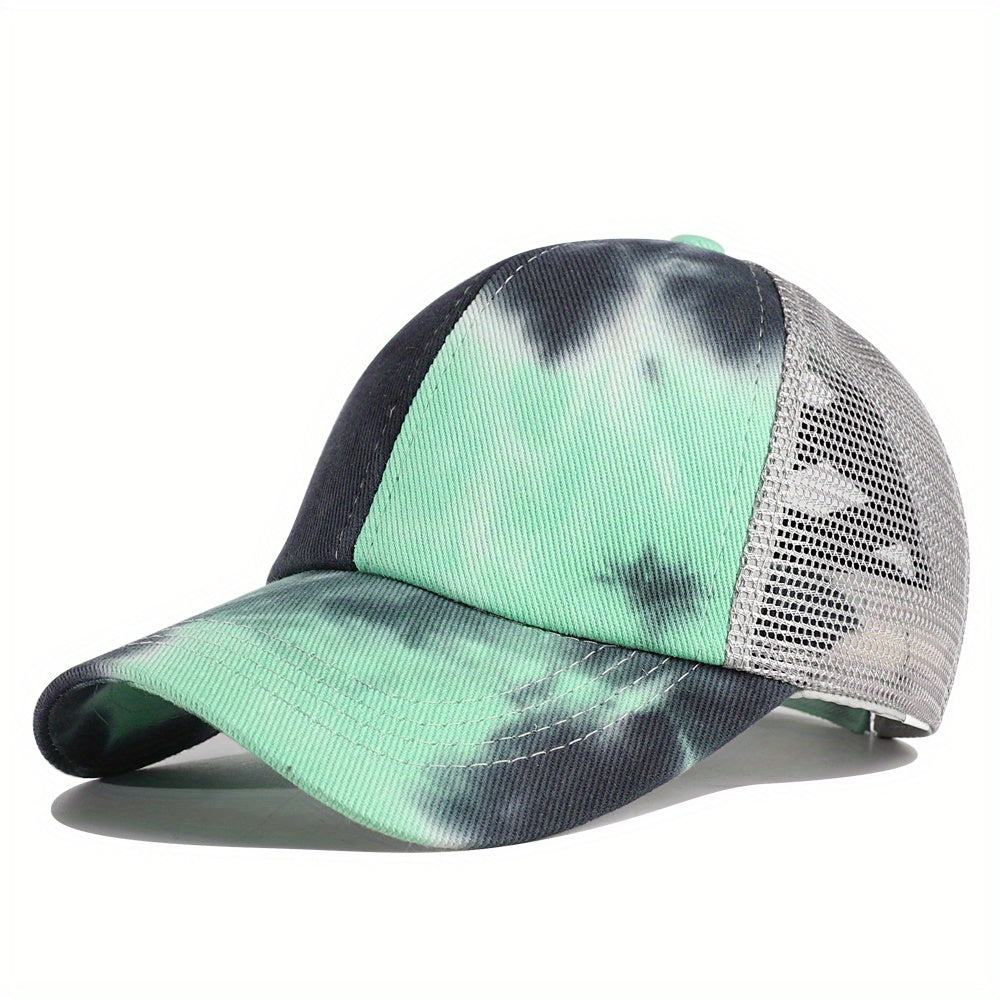 Kids Tie Dye Mesh Cap for Sun Protection