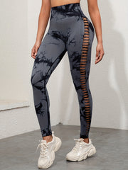 Tie Dye Workout Leggings Women Yoga Gym Athletic Pants
