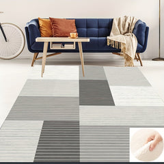 Fluffy Faux Wool Area Rug Non-slip Large Carpet for Living Room Bedroom