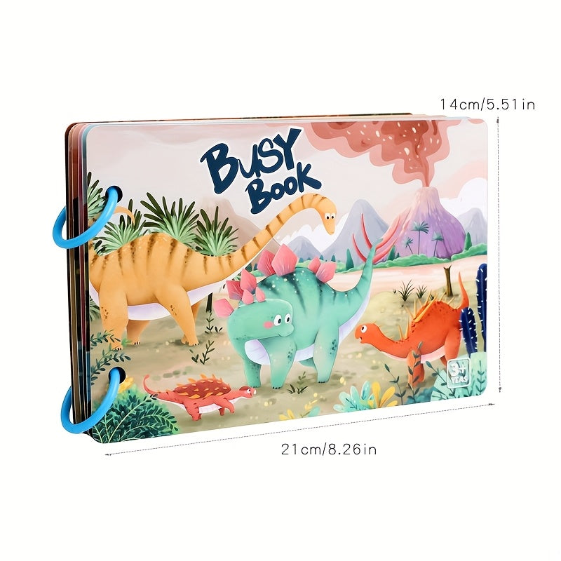 Colorful Interactive Busy Book for Kids 3+