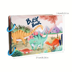 Colorful Interactive Busy Book for Kids 3+