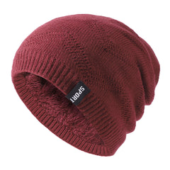 Men's Winter SPORT Plus Fleece Beanie Ear Protection Knitted Hat