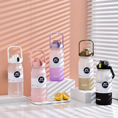 Gradient Leakproof Water Bottle with Straw 2L 68oz
